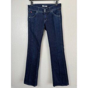 Hudson signature bootcut flap pocket low rise 29